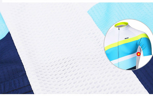 Men Short Sleeves Cycling Jersey Quick Dry MTB Jersey Mountain Bicycle