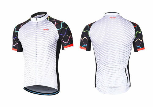 Men Short Sleeves Cycling Jersey Quick Dry MTB Jersey Mountain Bicycle